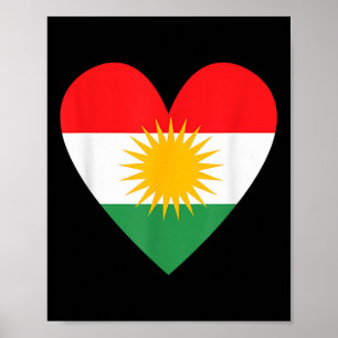 Poster Kurdistan Cadeau Kurde Son Biji Newroz Kurde Rojav