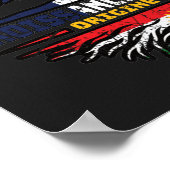 Poster Kurdistan Kurdish French France Tree Roots Flag (Coin)