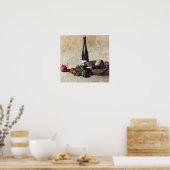 Poster Kurt Schwitters Still Life with Wine Bottle (Cuisine)