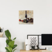 Poster Kurt Schwitters Still Life with Wine Bottle (Bureau à domicile)