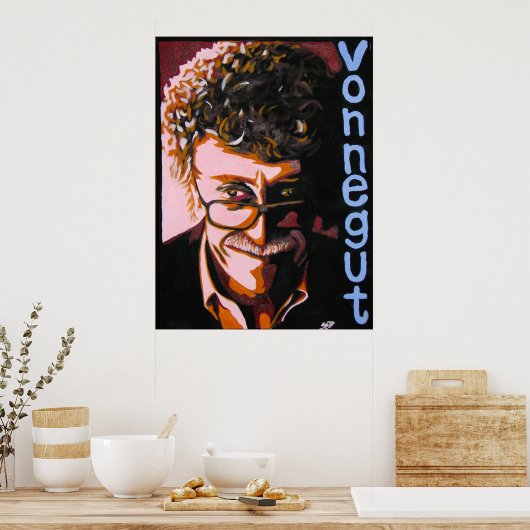 Poster Kurt Vonnegut (Cuisine)