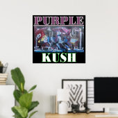 POSTER KUSH VIOLET (Bureau à domicile)