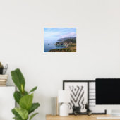 Poster - Kustlijn nabij Big Sur (Thuiskantoor)