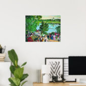 Poster Kustodiev - Promenade le long de la Volga, (Bureau à domicile)