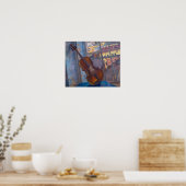 Poster Kuzma Petrov-Vodkin - Un Violon (Cuisine)