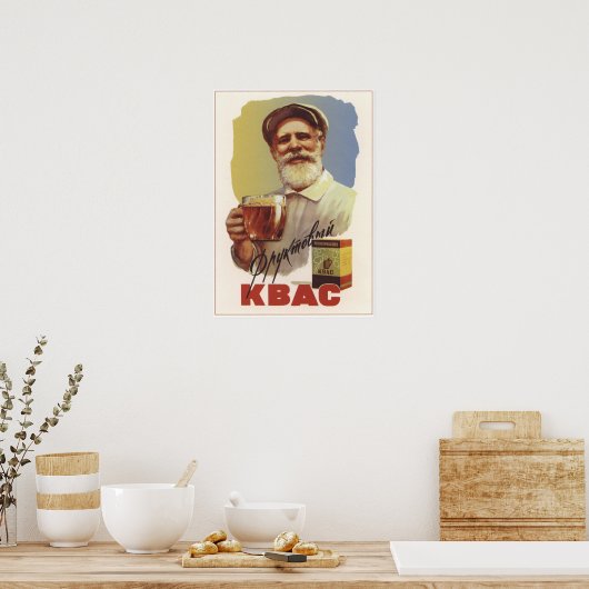 Poster Kvass soviétique (Cuisine)