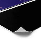 Poster Kwajalein Atoll Îles Marshall Carte satellite (Coin)