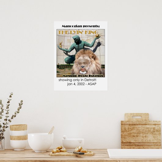 Poster Kwame Lyin' King (Cuisine)