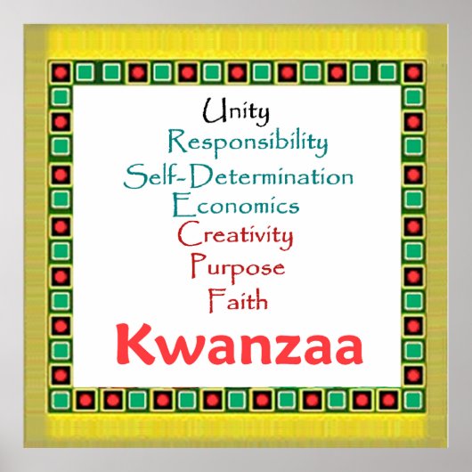 POSTER KWANZAA (Devant)
