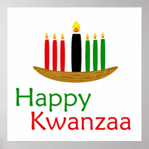 Poster Kwanzaa heureux