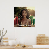 POSTER KWANZAA - JOYEUX KWANZAA - (Cuisine)