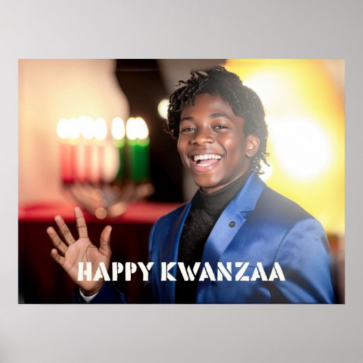 POSTER KWANZAA - JOYEUX KWANZAA - (Devant)