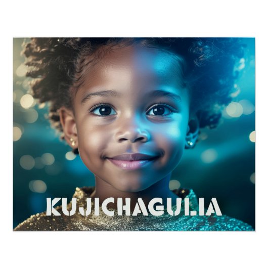 POSTER KWANZAA - KUJICHAGULIA - (Devant)