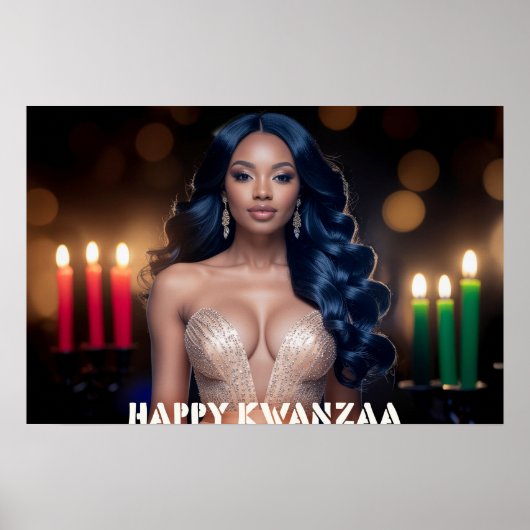 POSTER KWANZAA - KWANZAA JOYEUX (Devant)