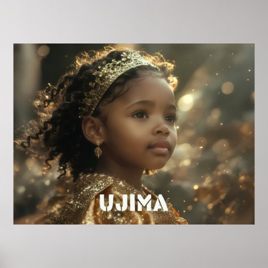 POSTER KWANZAA - UJIMA - (Devant)