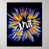 Poster Kylie Nom Art (Devant)
