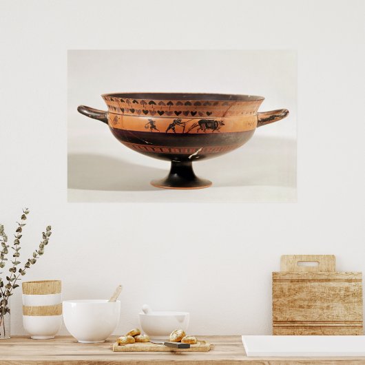 Poster kylix noir (Cuisine)