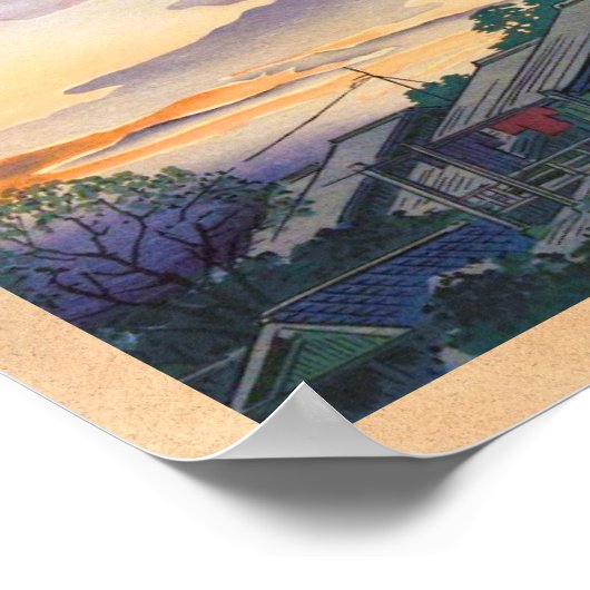 Poster Kyoraku attractions Nomura Yasaka soleil pagode (Coin)