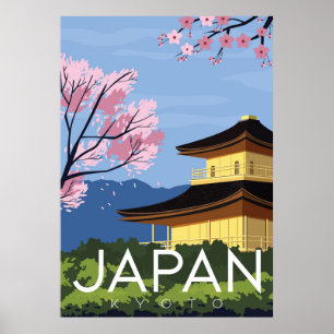 Poster Kyoto Japon