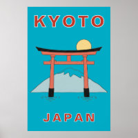 Kyoto Japon Porte Torii Art Minimaliste Voyage
