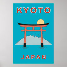 Kyoto Japon Porte Torii Art Minimaliste Voyage