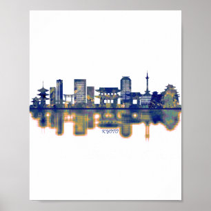 Poster Kyoto Skyline