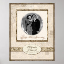 L744 11x14 50e anniversaire Personnalisé avec phot