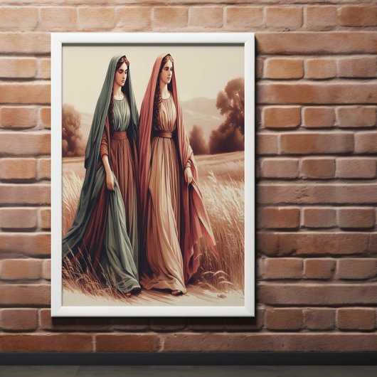 Poster L’amour et la fidélité de Ruth à travers le voyage