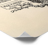 Poster L'"arbre de vie" d'Ernst Haeckel (Coin)