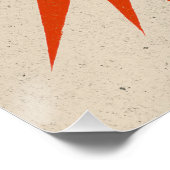 Poster L’énergie brute du cactus en explosion (Coin)