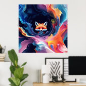 Poster "L’Esprit d’Aurora" (Bureau à domicile)