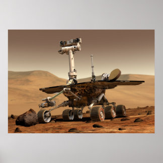 Poster L'"esprit" Mars Rover de la NASA