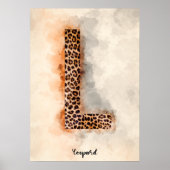 Poster L est pour Leopard (Devant)