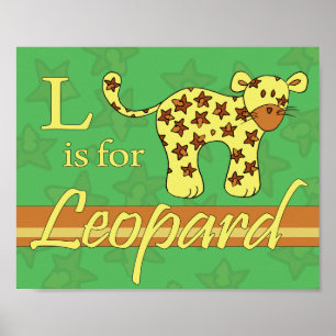 Poster L est pour Leopard (garçon)
