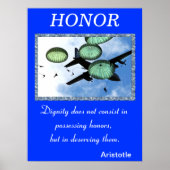 Poster L’honneur commande le noble esprit du champ de bat (Devant)