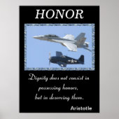 Poster L’honneur passe par l’esprit audacieux des militai (Devant)