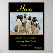 Poster L’honneur se tient au milieu de la Fierce Majesty (Devant)