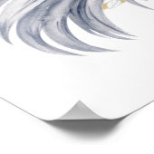 Poster L lettre nom personnalisé monogramme avec cheval (Coin)