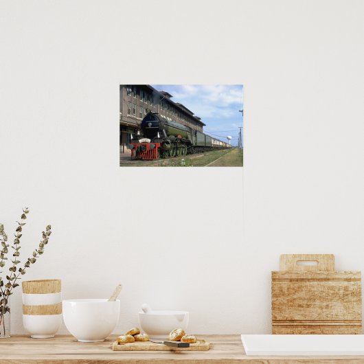 Poster L&N 4-6-2 avec "Flying Scotsman" (Cuisine)