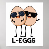 Poster L-OEufs Funny Egg Pun (Devant)
