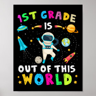 Poster La 1ère Classe Est Hors De Ce Monde L'Astronaute R