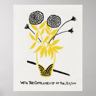 Poster La 'Avec les compliments de la saison' de Saÿen