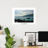 Poster La baie de Pali ~ Kealakekua (Bureau à domicile)