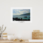 Poster La baie de Pali ~ Kealakekua (Cuisine)