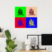 Poster La baie de Pirate (Bureau à domicile)