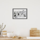 Poster La baignade dans la mer (Cuisine)