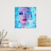 Poster La baignade dans le bleu (Cuisine)