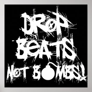 Poster La baisse bat pas des bombes