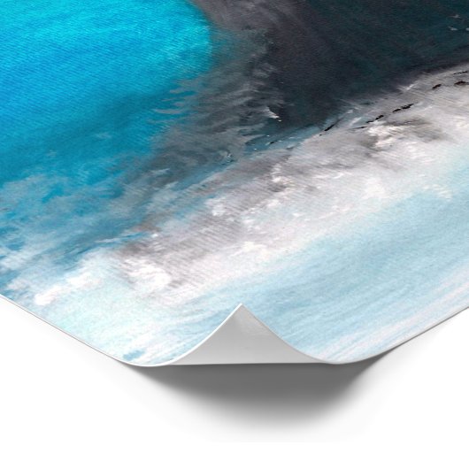 Poster La baleine (Coin)