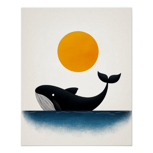 Poster La baleine (Devant)